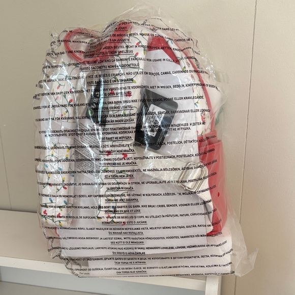 Loungefly Disney Mickey And Minnie Christmas Wreath Mini Backpack NWT - Picture 2 of 4